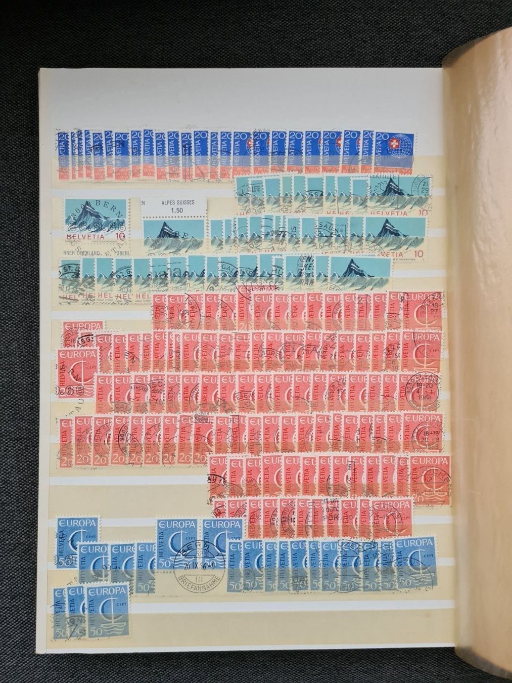 Tous les timbres: Briefmarkenalbum mit div. Marken – D'occasion à Weinfelden par michaelino 9