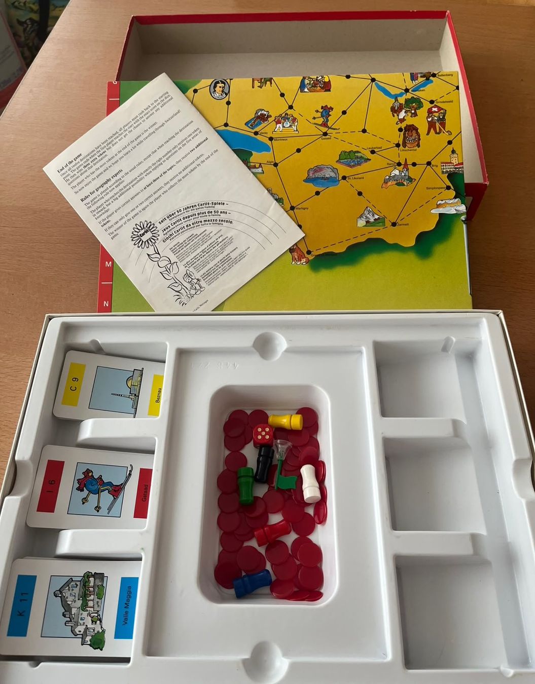 Carlit Spiele: Brettspiel Schweizer Rallye Suisse Carlit – Gebraucht aus Küssnacht am Rigi von Fueuerli 1
