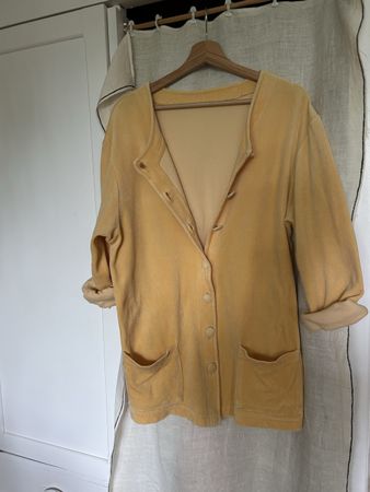 Cardigan vintage en velours