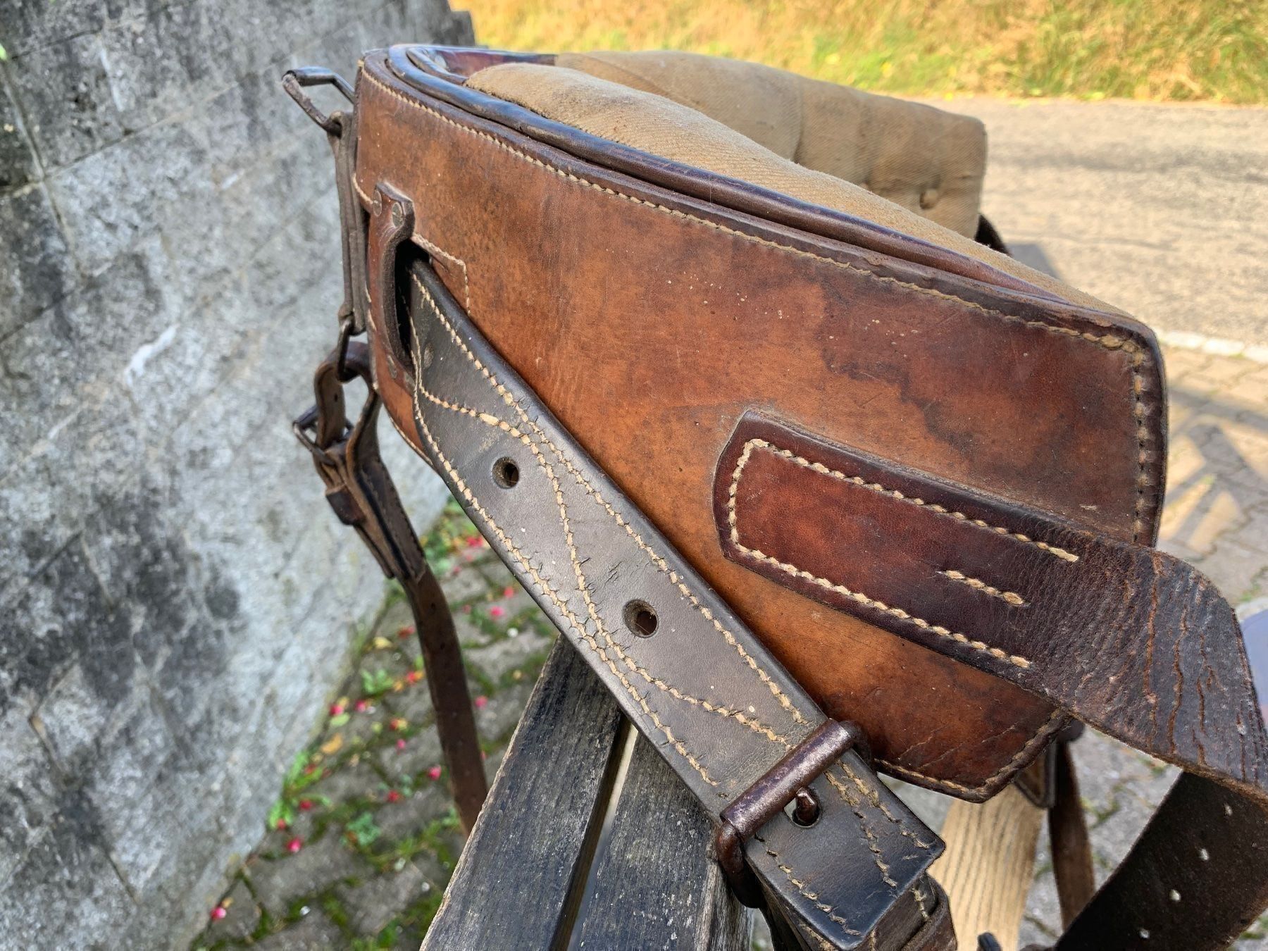 Schweizer Armee Uniformi: sehr seltene antike Sellette Schweizer Militär – Usato da Feldbach venduto da Fea1 5