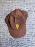 Stüssy Cap braun mit Stickerei gebraucht guter Zustand