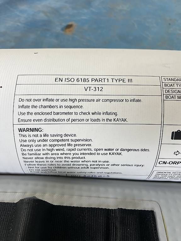 Barche: Kayak gonfiabile / Aqua Marina Betta VT-K2 – Usato da Comano venduto da oli_zb2p 3