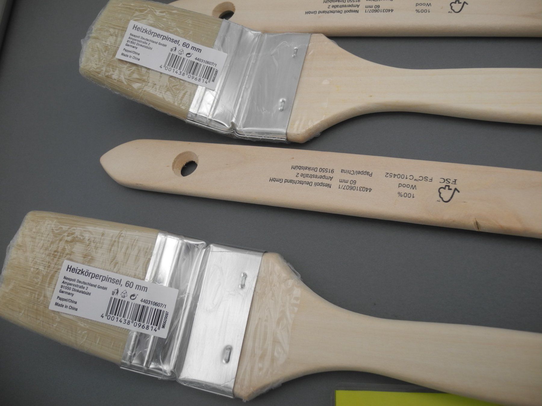 Pennelli: 6 Stk. Heizkörperpinsel 60 mm, Nr. Q91 – Nuovo e nell'imballaggio originale da Kottwil venduto da Crazyrolf 1