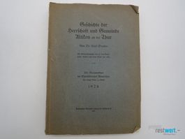 DR. EMIL STAUBER Geschichte Altikon a. Thur