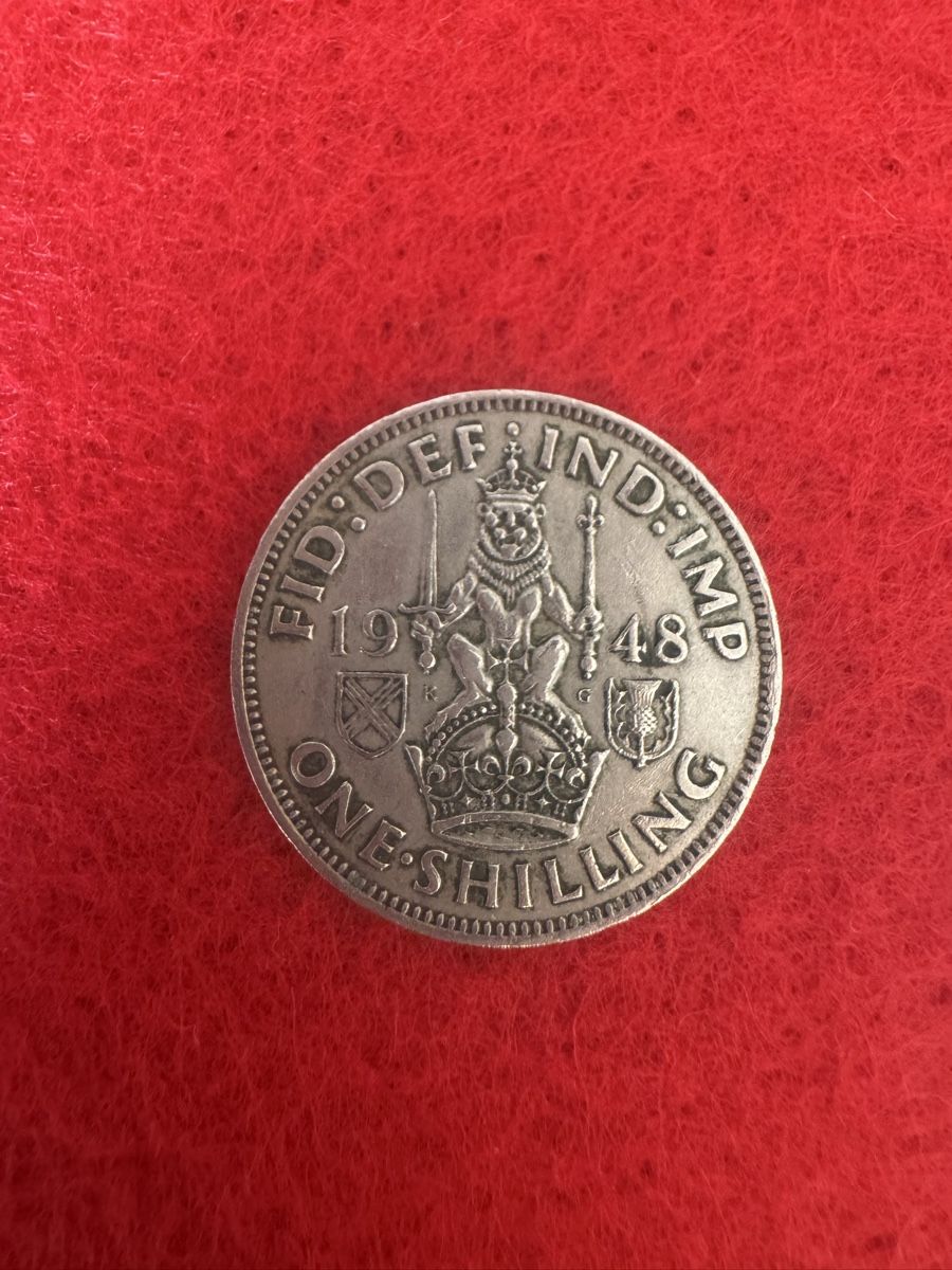 Tutti le monete: Münze One Shilling 1948 – Usato da Lachen SZ venduto da artbyblondangel 4