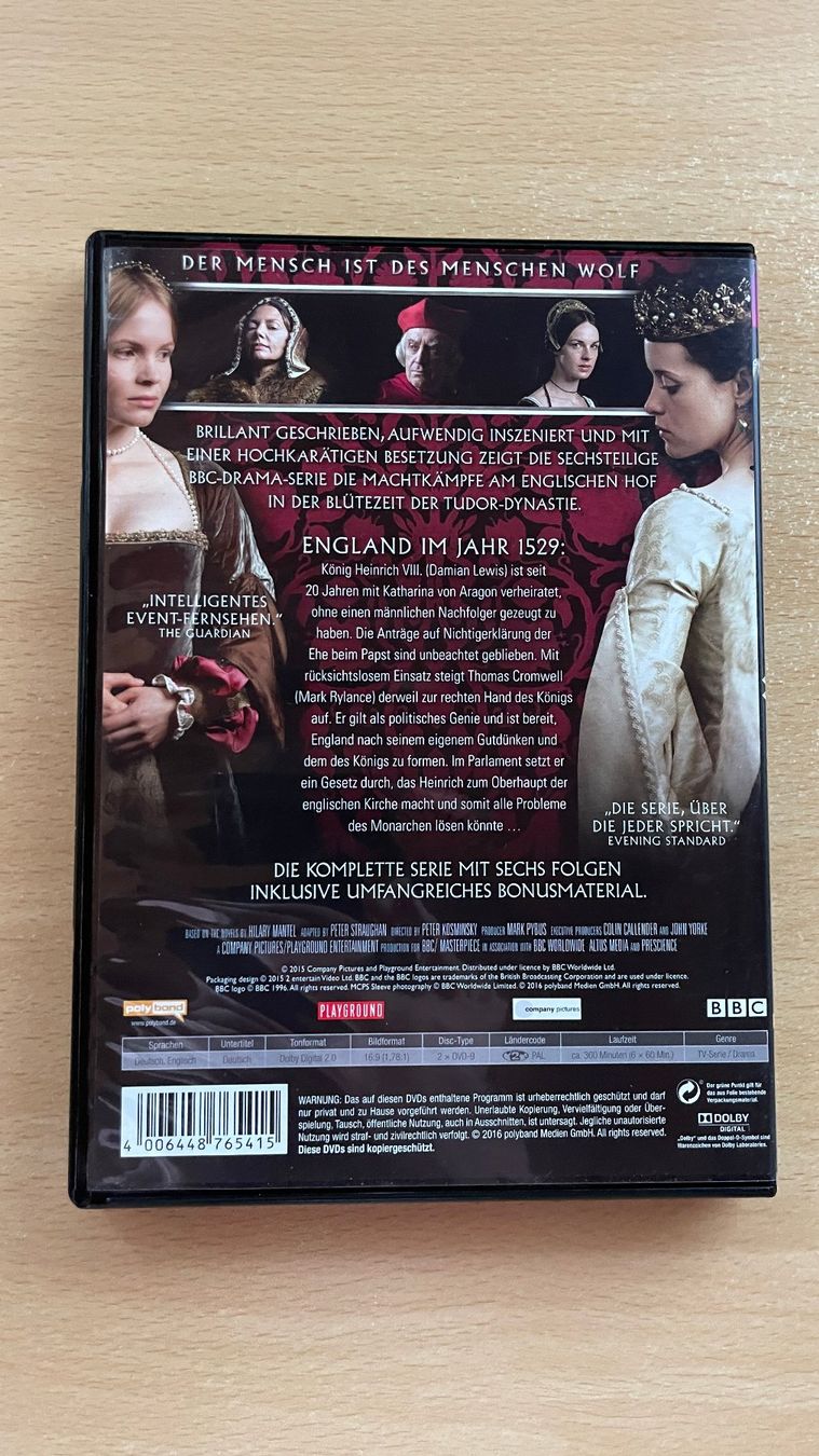 Tutti i DVDs: Wölfe (BBC, 2 DVDs) – Usato da Glattfelden venduto da cybermaxx 1