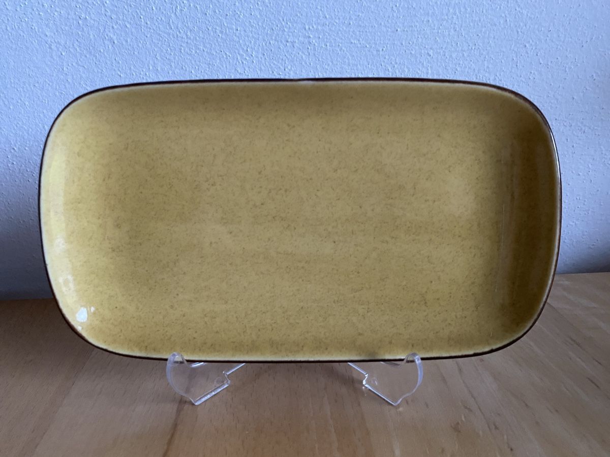 Rössler Piatti di portata: Rössler Butter/Ankeplättli senfgelb – Usato da Schwarzenburg venduto da Michellu 6