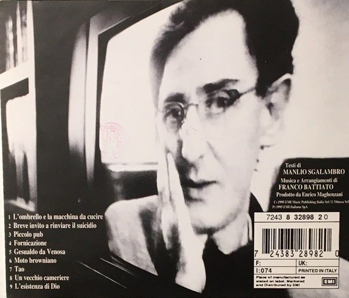 CD: Battiato - L'ombrello e la macchina da cucire – Usato da Grüningen venduto da azulblanco 1