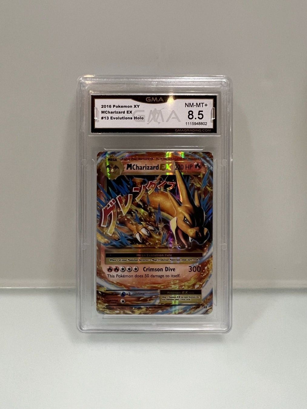 Pokémon Sammelbilder & Trading cards: Mega Charizard EX #13 Evolutions - Graded 8.5 NM-MINT+ – Gebraucht aus Canobbio von Polimind