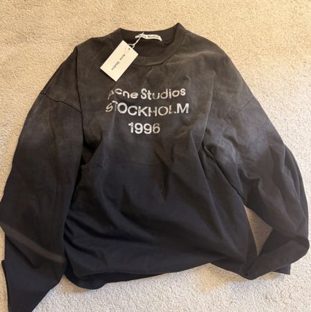 Acne Studios Longsleeve L Schwarz
