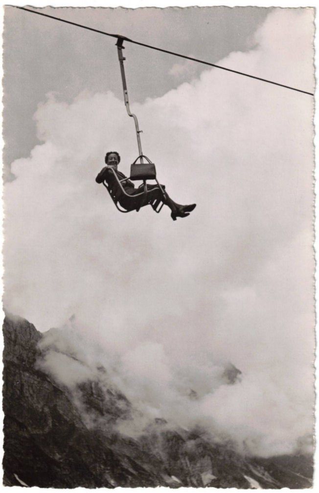 Cartoline postali: Engelberg - Sessellift Trübsee--Jochpass – Usato da Binningen venduto da Mountainrider