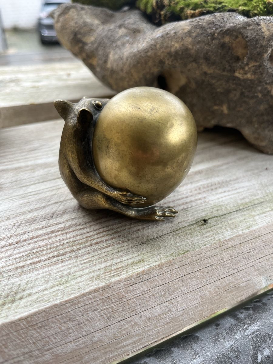 Figuren: antike bronze maus, japan – Gebraucht aus Lengnau BE von Meij 2