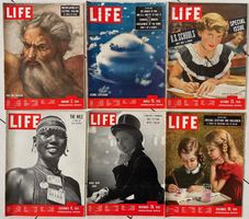 LIFE Magazine (6 Ausgaben Jahrgang 1950)