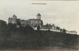 Antike Ansichtskarte Elsass, Haut Koenigsbourg