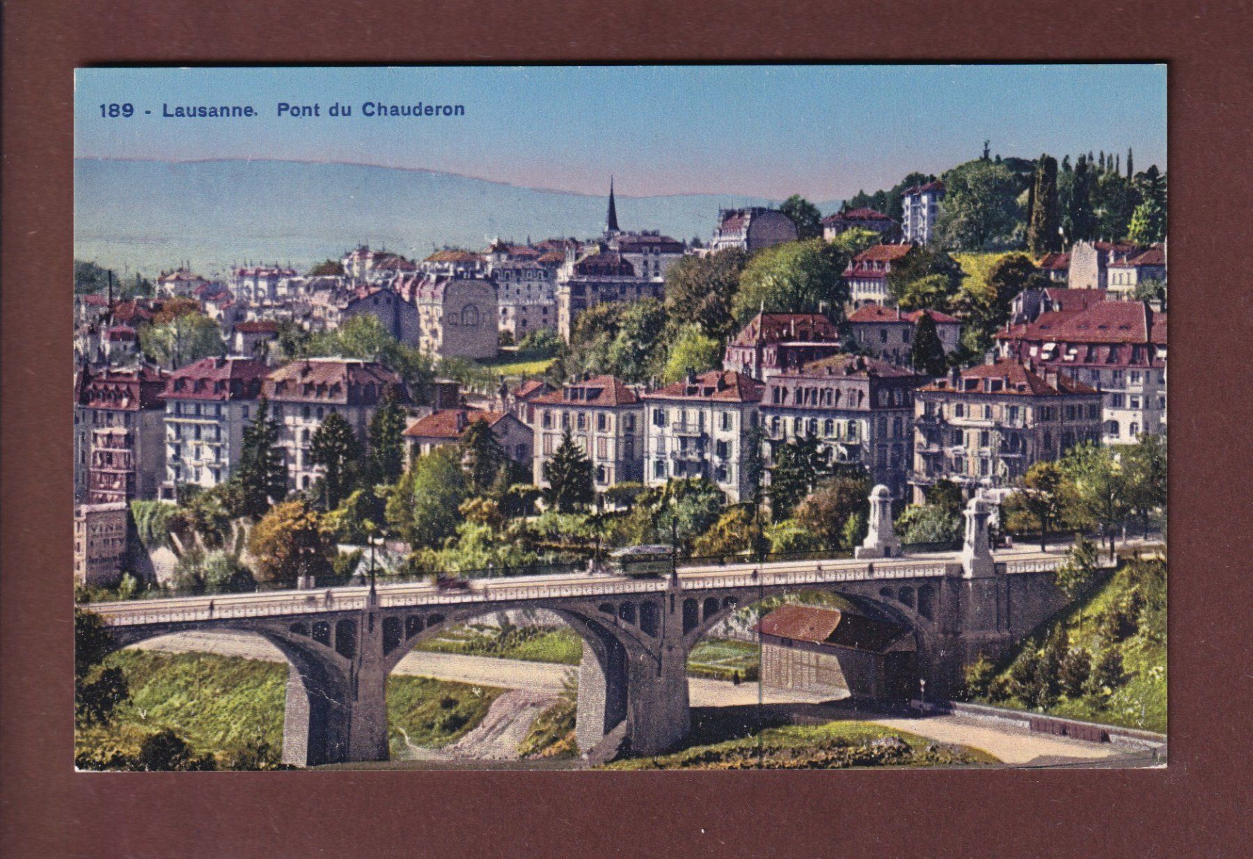Ansichtskarten: LAUSANNE - Pont Chauderon – Gebraucht aus Pully von nicecards