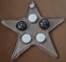 Glasi Hergiswil Kerzenständer Stern - Perfekt für den Advent