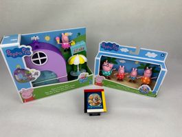 Hasbro Peppa Pig Haus Peppas Eisdiele + Familie Wutz