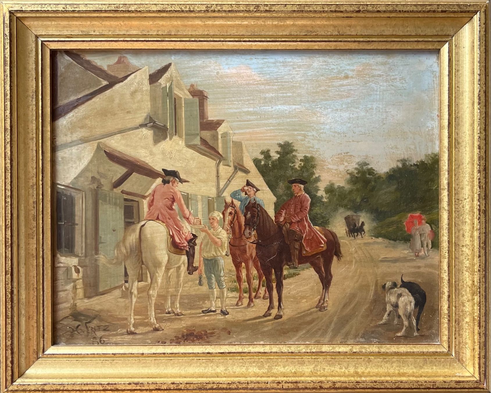 Dipinti: Max Fritz (1849-1913) – Usato da Grosshöchstetten venduto da Perle1951