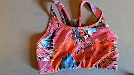 Sport BH mit Blumenmuster, Gr. S, wie neu!
