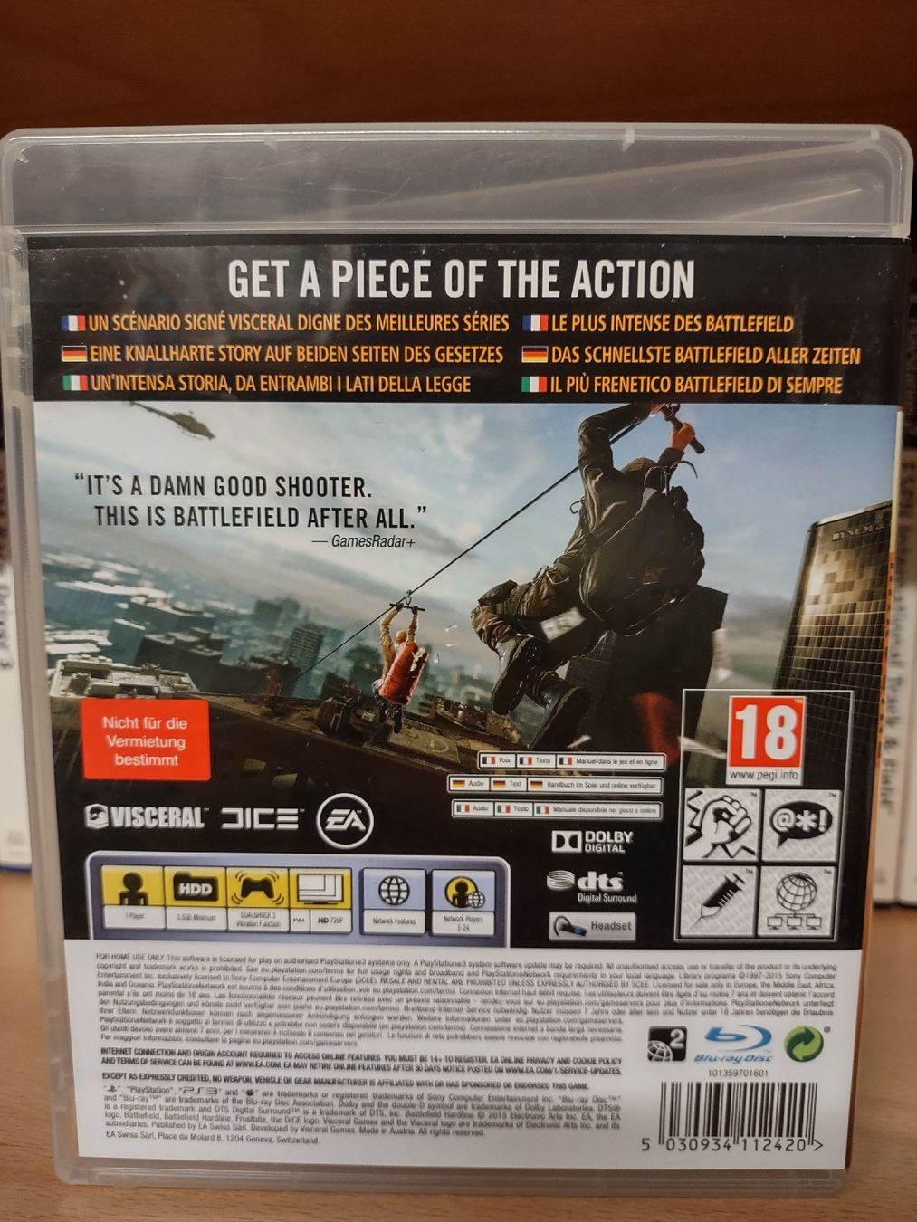 Sony Spiele: Battlefield Hardline PS3 - Jeu d'action palpitant! – Gebraucht aus fribourg von GameSpot 1