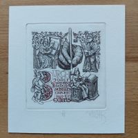 Exlibris Zoltan Ven - Original Radierung signiert
