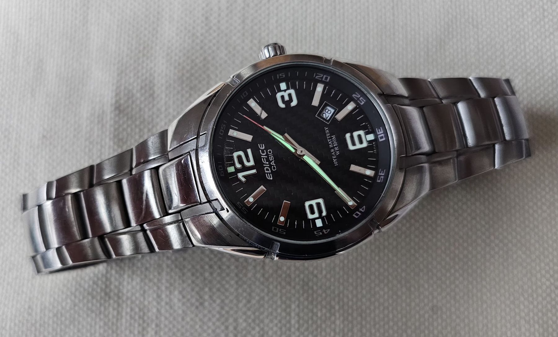 Edifice Orologi: EDIFICE CASIO Elegante Herrenuhr 40mm – Usato da Speicher venduto da Lemore 6