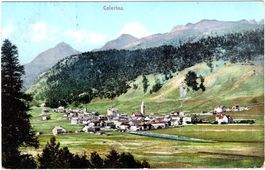 CELERINA (im Sommer) ins DORF ca. 1905 (GR)