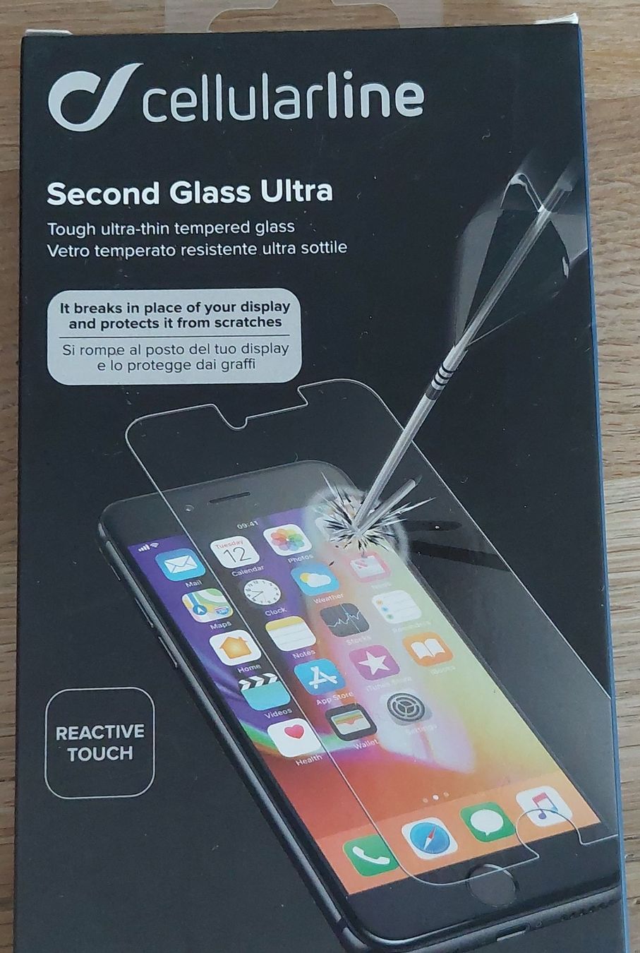 Panzerglass Cover & Protezioni schermo: Cellularline Second Glass Ultra - Displayschutzglas – Nuovo (secondo la descrizione) da Gwatt (Thun) venduto da Letzte-Chance-III