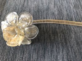 Ersatzteil für Kronleuchter Murano, vergoldete Blume