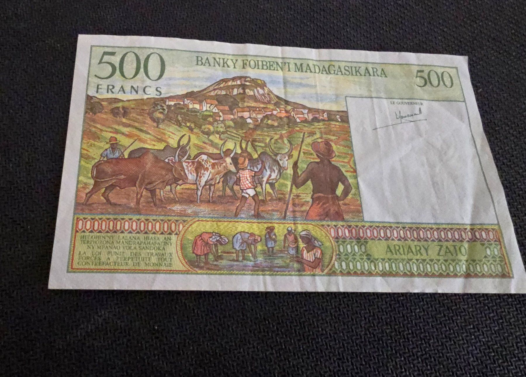 Banconote: Billet Madagascar 500 – Usato da Petit-Lancy venduto da Minnie26 1