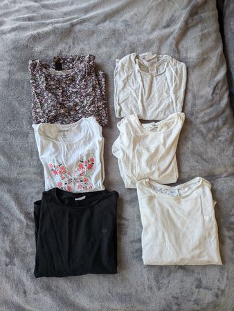 Lot de 6 T-shirts fille taille 10 ans bon état
