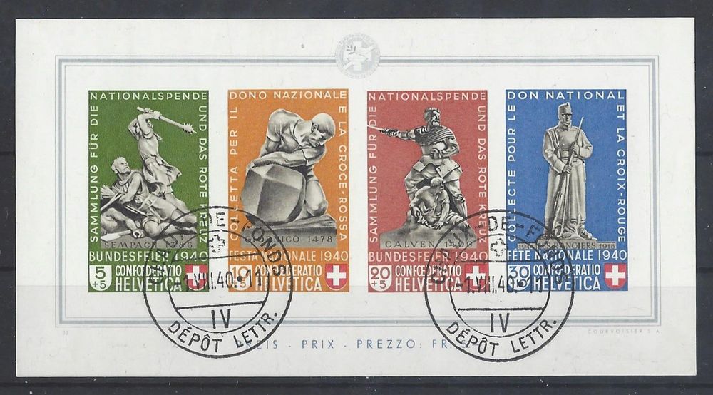 Timbres Alsace (Allemand Occ. 2e Guerre) 1940 Hindenburg - Numéros 1 à 9 Oblitérés - Collection Prophila