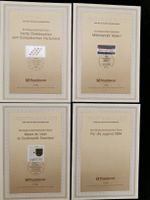 Lot de 4 feuillets philatéliques Allemagne 1994 état neuf