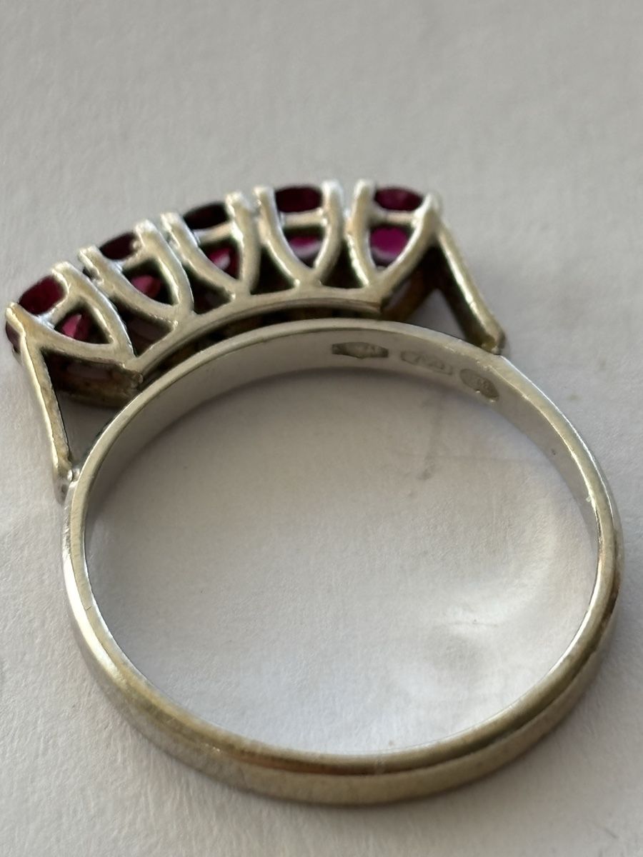 Ringe: Weissgoldring mit Rubinen 18 Karat – Gebraucht aus Langnau am Albis von flusspflege 4