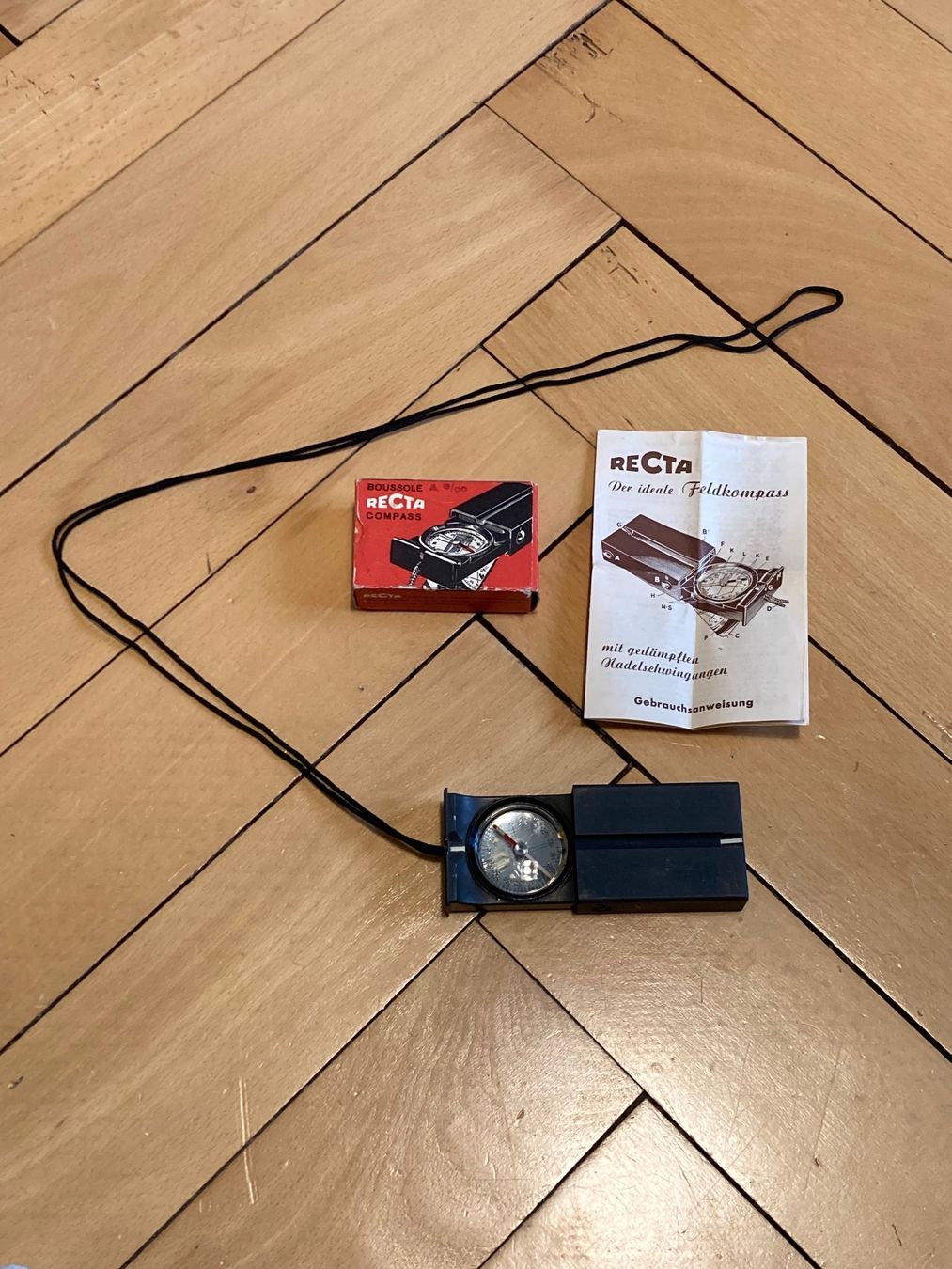 Vintage 60s Recta Compass Schweizer Armee Swiss Made Complet (Gebraucht ...