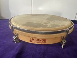 Bongo Trommel Sonor Percussion Holz Leder guter Zustand
