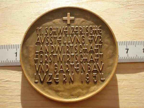 Medaglie: (A9)  Médaille  Luzern 1954 – Usato da Erlach venduto da Net-Coins 1