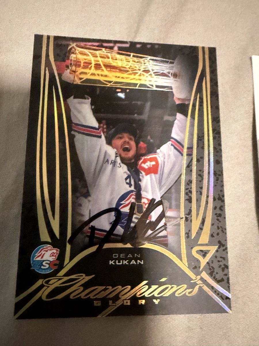 NHL Carte collezionabili: Dean Kukan Hockey Card signiert  – Usato da Meierskappel venduto da Cc19