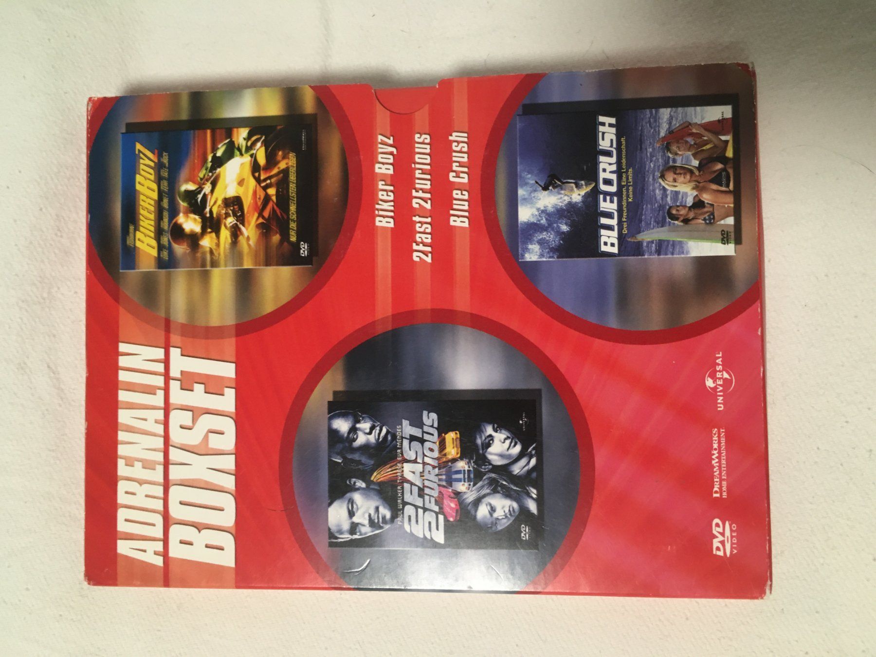 Tutti i DVDs: Adrenalin Boxset 3Filme DVD – Usato da Marbach LU venduto da Hoheduene