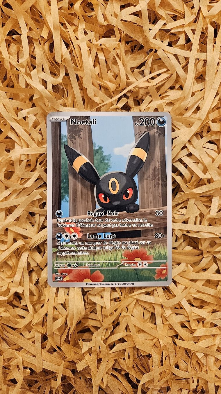 Pokémon Sammelbilder & Trading cards: Noctali Custom Card  – Neu (gemäss Beschreibung) aus Yverdon-les-Bains von sen_dh25