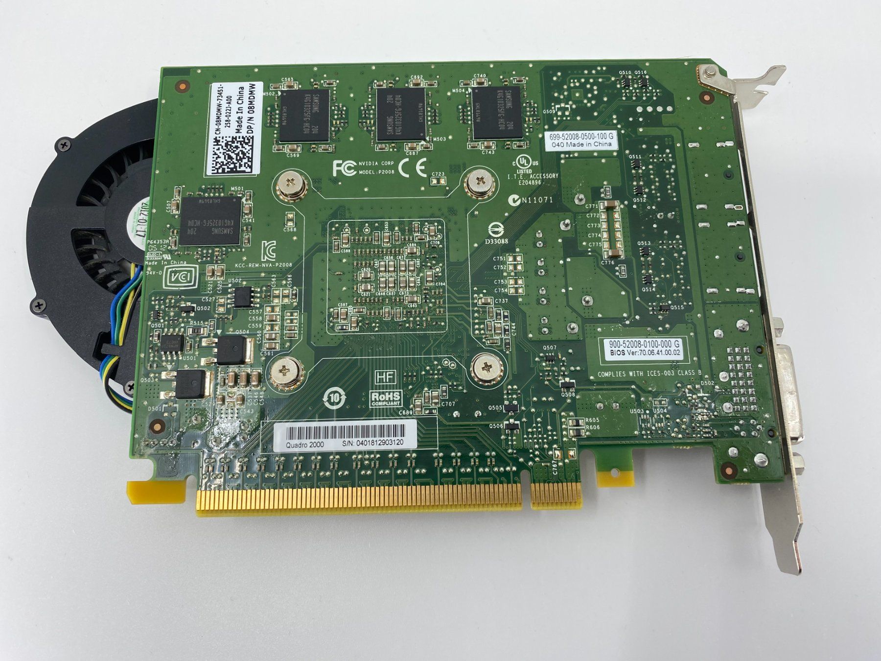 Nvidia Schede grafiche: Nvidia Quadro 2000 - PCIe - 1GB - aus Dell Precision T3500 – Usato da Langwiesen venduto da Restposten-24 4