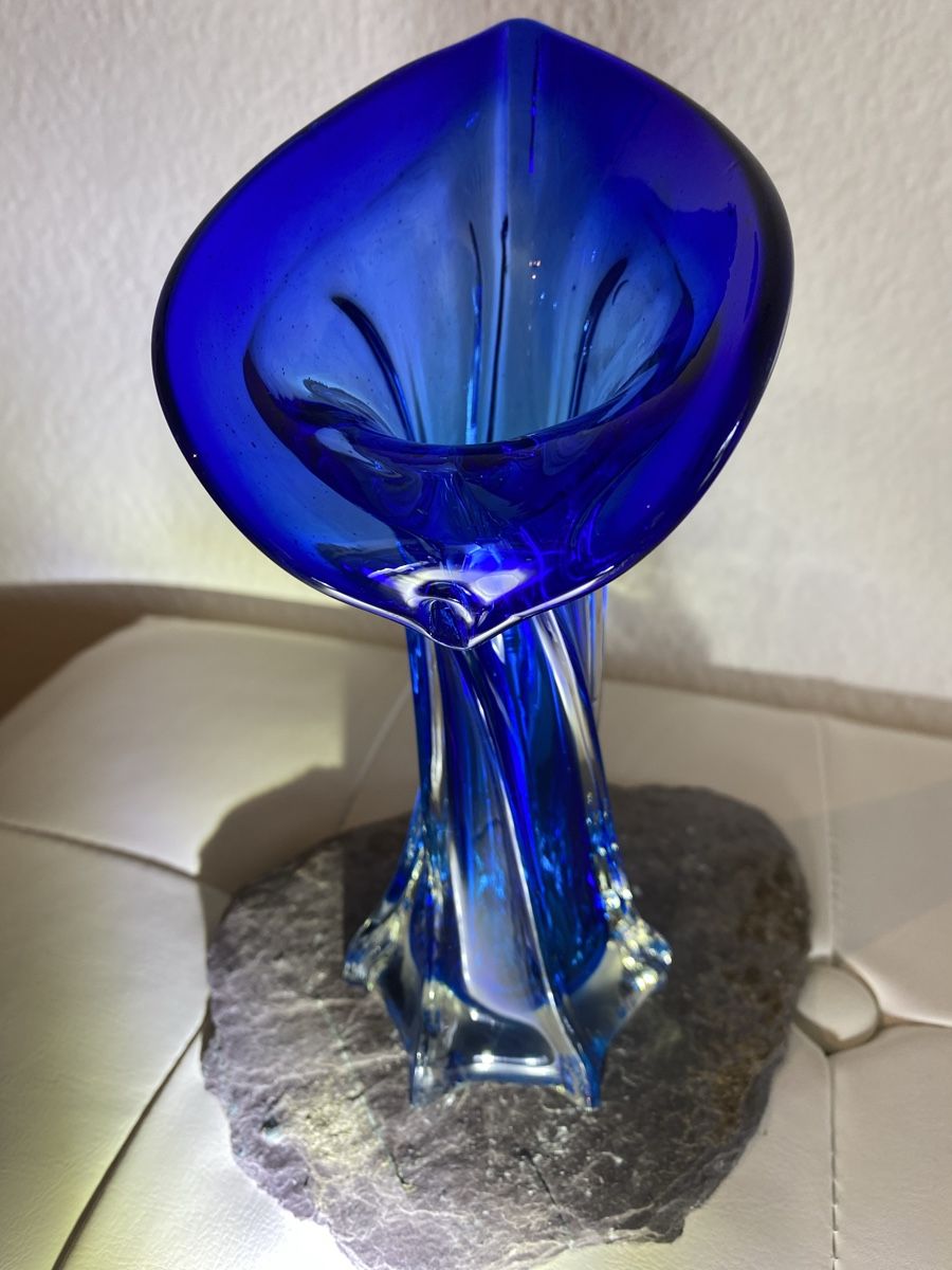 Murano Vasi & Recipienti: Murrano-Vase kobaltblau – Nuovo (secondo la descrizione) da Männedorf venduto da Maru83 1