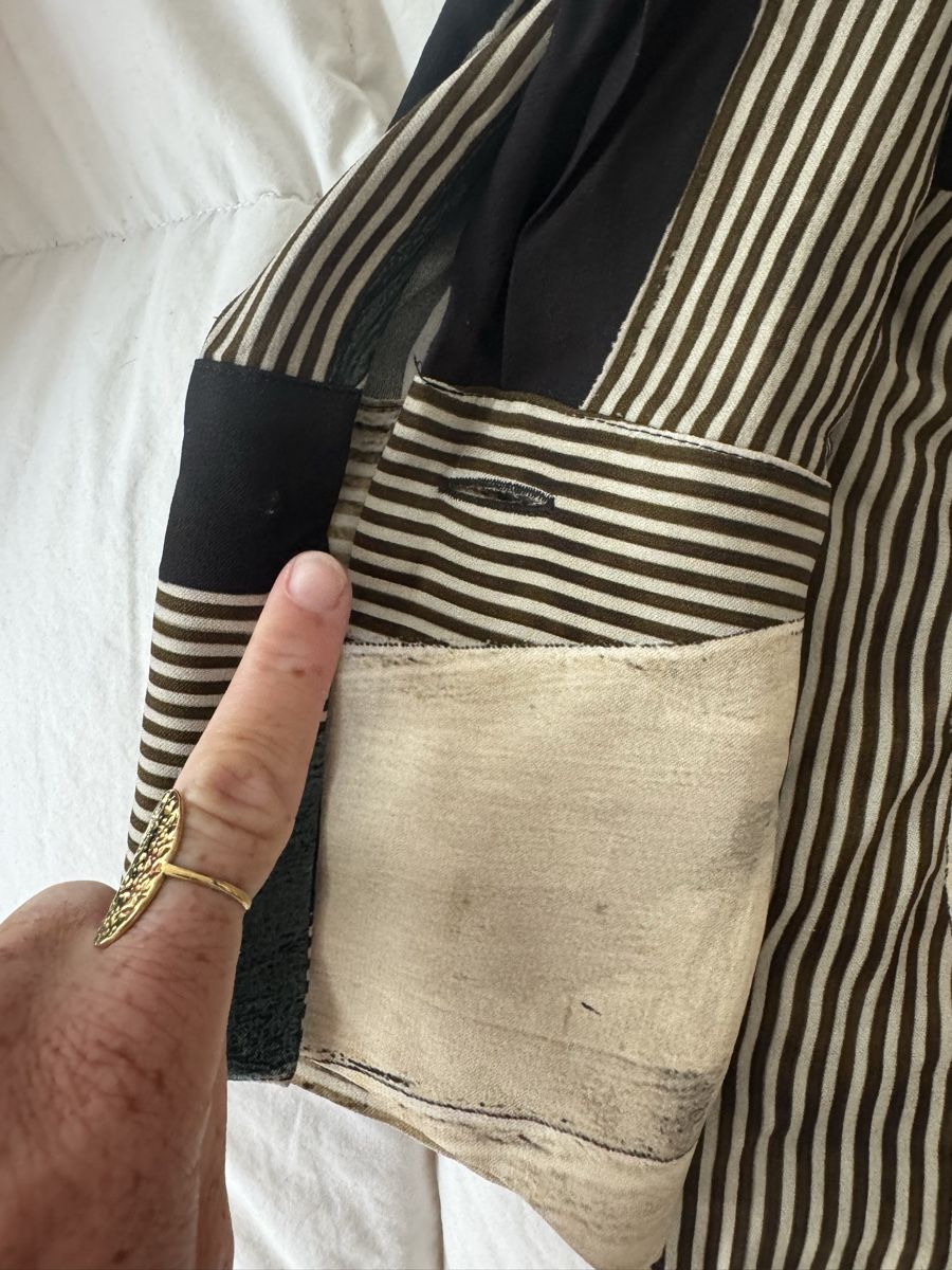 Massimo Dutti Camicette: Massimo dutti viscose chemise unique patchwork été 💚 – Difettoso da Genève venduto da lejardindesvetements 4