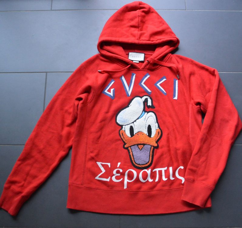 Donald duck hotsell gucci hoodie