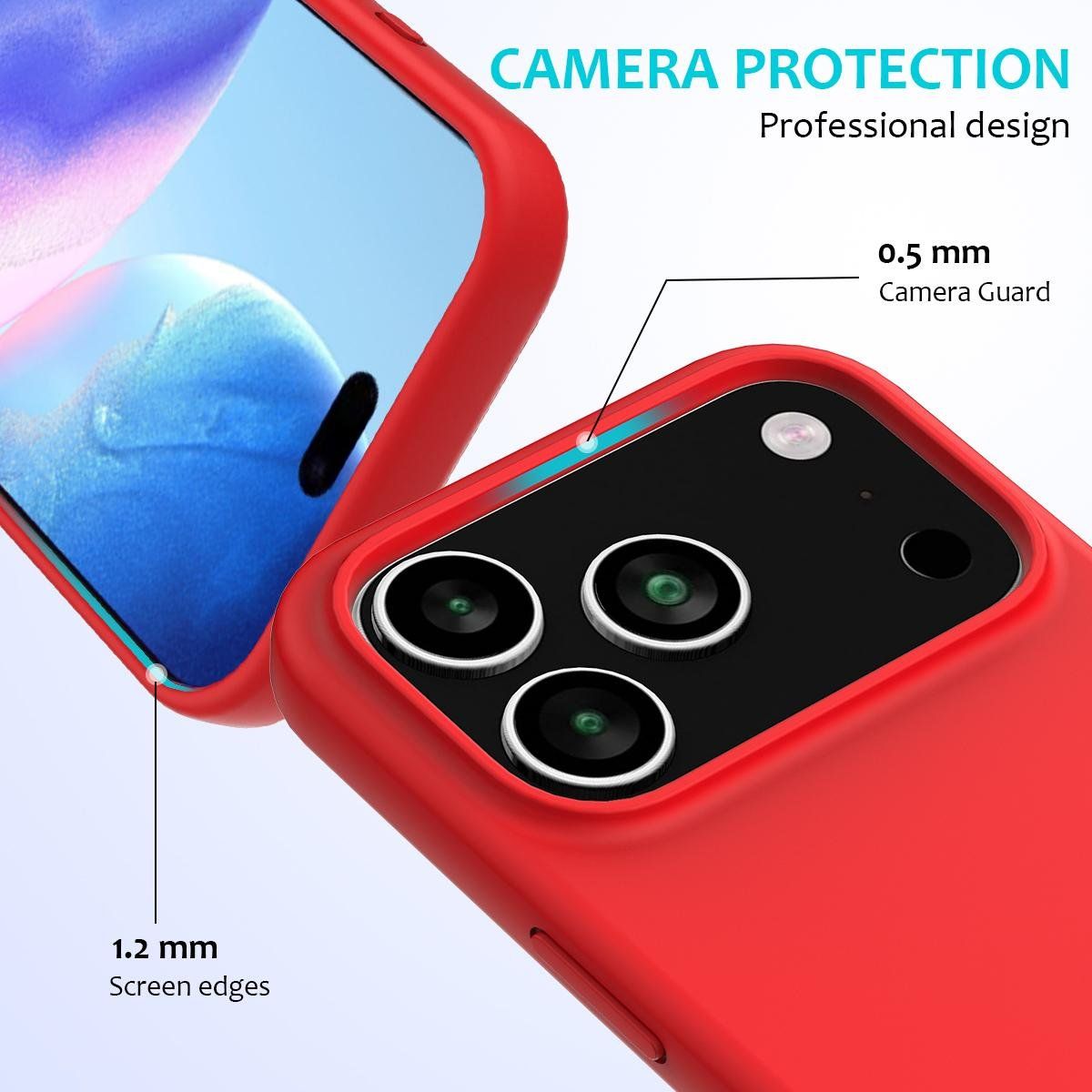 Covers & Schutzfolien: iPhone 17 PRO MAX Hülle Etui Silikon Case Cover Coque Tasche – Neu und originalverpackt aus Volketswil von coverandmore 4