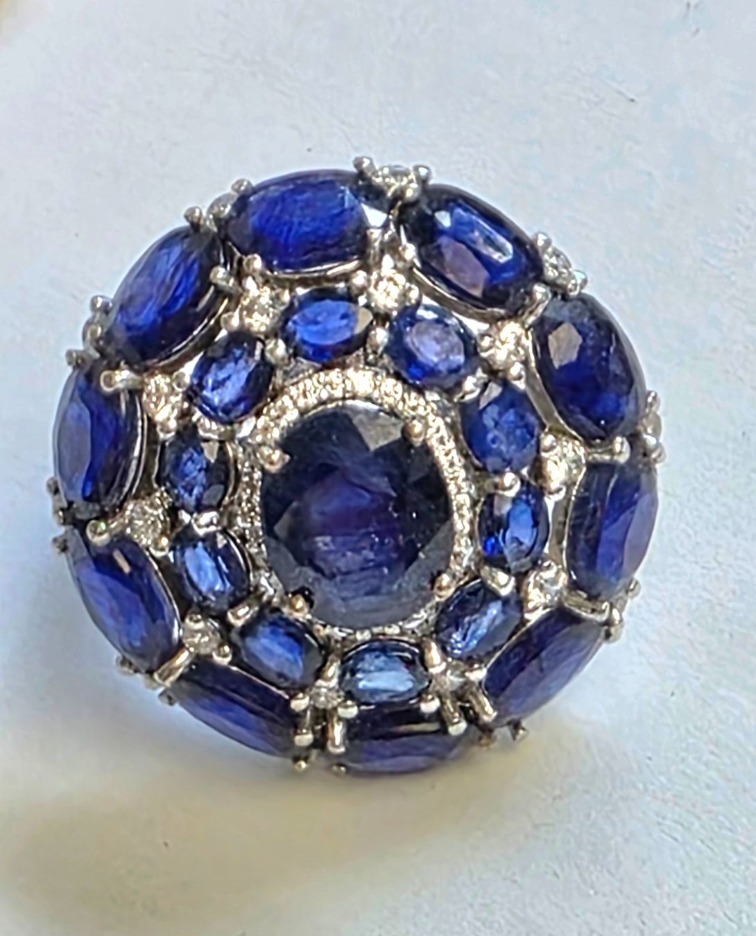 Anelli: Safir Fingerring – Nuovo e nell'imballaggio originale da Zürich venduto da adriben 6