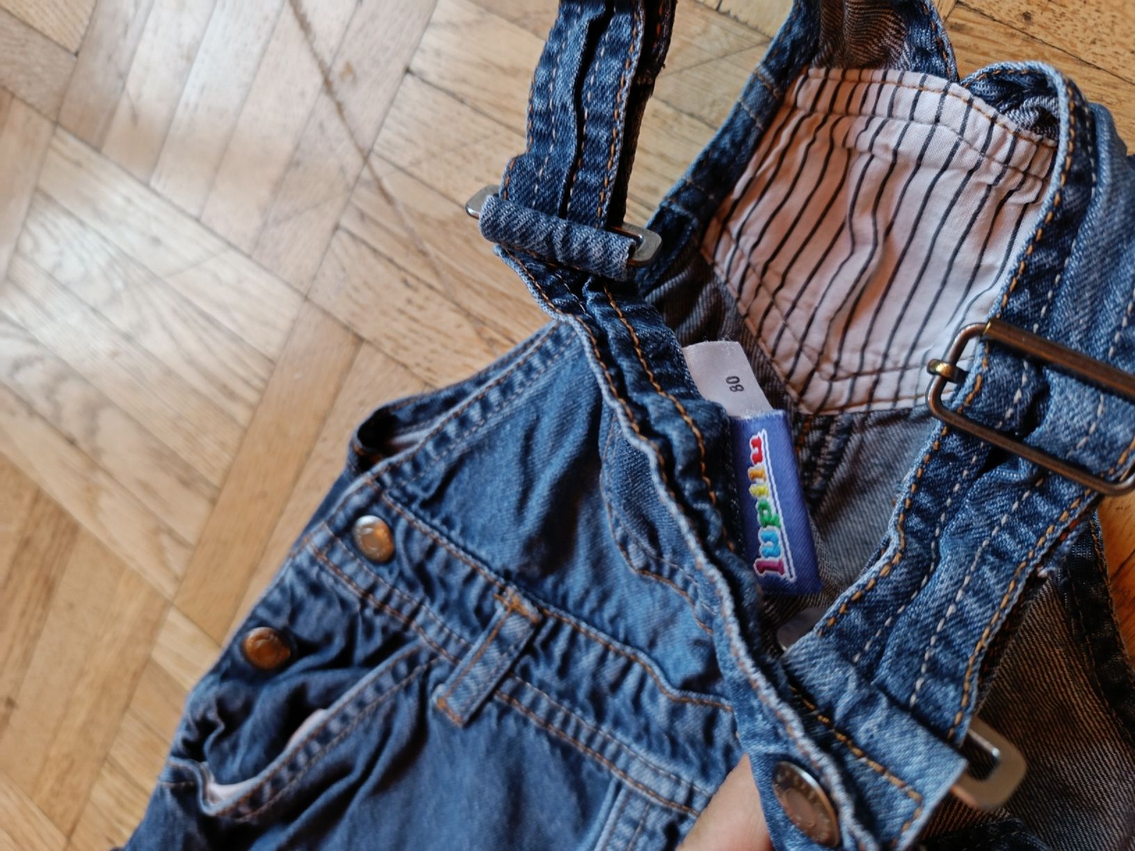Pantaloni: Lupilu Jeans Latzhose GR 80 – Usato da Malans GR venduto da maassl 1