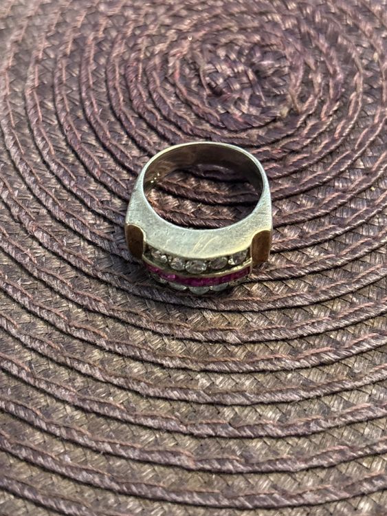 Bague N°29 En Argent 800 - Taille 47 - Occasion