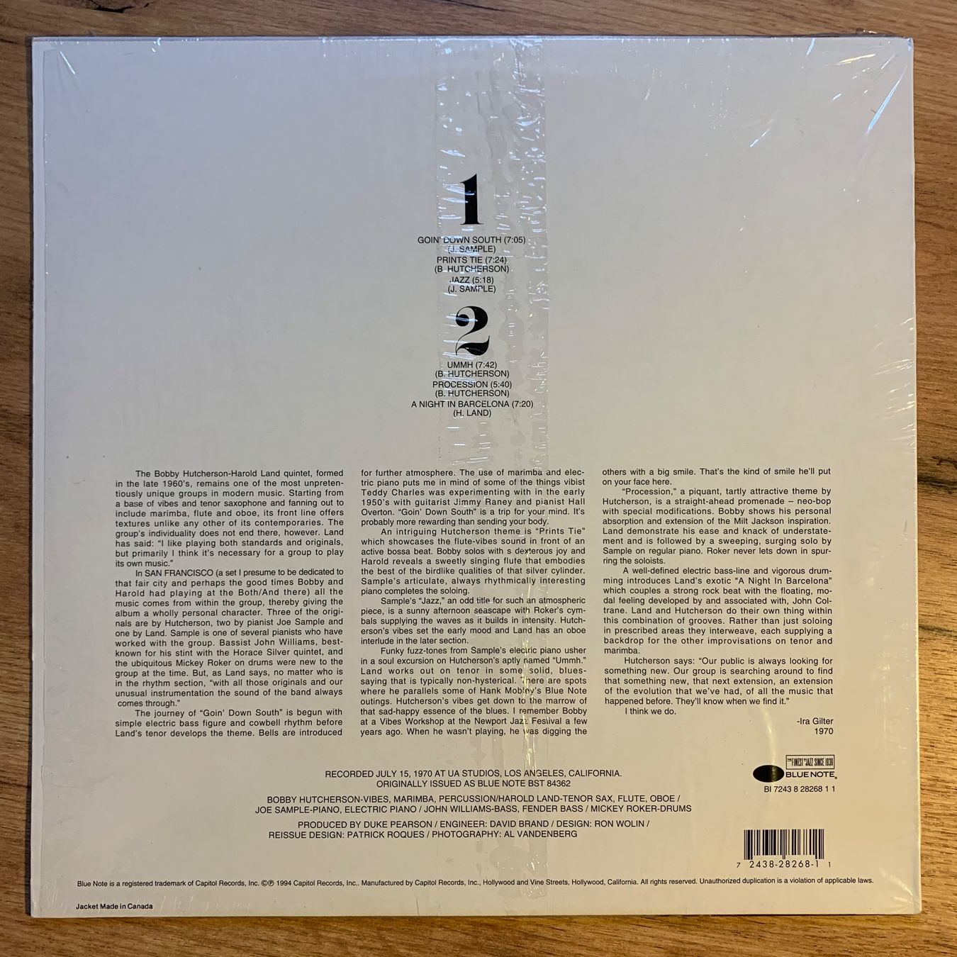 Dischi in vinile: BOBBY HUTCHERSON - SAN FRANCISCO...RE US 1994...EX/EX – Usato da Gals venduto da Diskopatshop 1