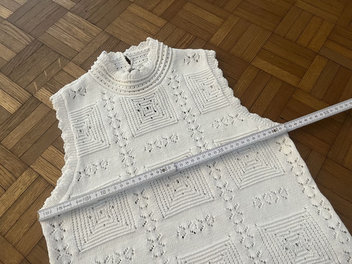 Top: AWARE Stricktop Oberteil Gr. S 60% Baumwolle Häckeltop – Usato da Zürich venduto da MrsWollishofen 7
